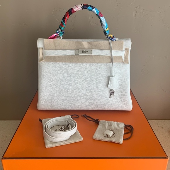 HERMÈS CLEMENCE KELLY RETOURNE 35 - Picture 3 of 16